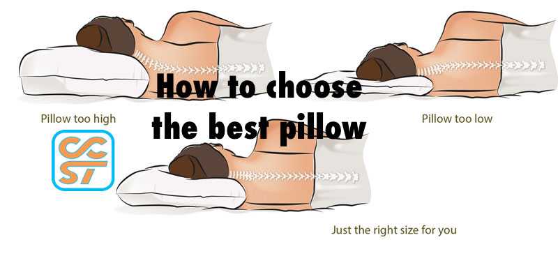 choosing the right pillow neck pain